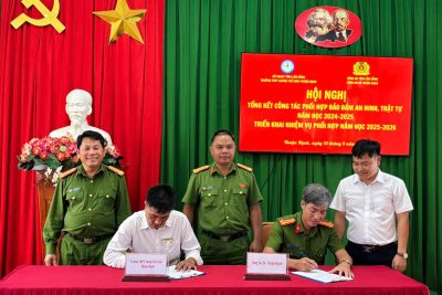 Hội nghị tổng kết & Triển khai nhiệm vụ an ninh, trật tự năm học 2025 – 2026