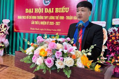 ĐẠI HỘI ĐOÀN TRƯỜNG KHOÁ II, NHIỆM KỲ 2026 – 2027