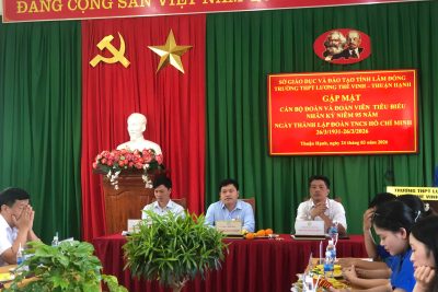 GẶP MẶT CÁN BỘ ĐOÀN VÀ ĐOÀN VIÊN TIÊU BIỂU