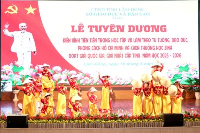 🏆 NGÀNH GIÁO DỤC VÀ ĐÀO TẠO LÂM ĐỒNG: ĐỔI MỚI SÁNG TẠO, LAN TỎA SÂU RỘNG VIỆC HỌC TẬP VÀ LÀM THEO TƯ TƯỞNG, ĐẠO ĐỨC, PHONG CÁCH HỒ CHÍ MINH.